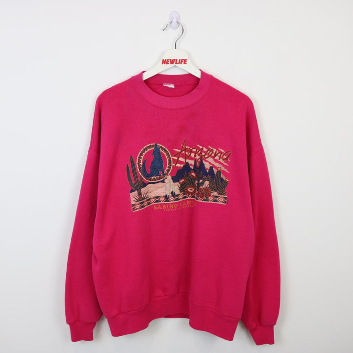 Vintage 90's Arizona Sabino Canyon Nature Crewneck - L/XL-NEWLIFE Clothing