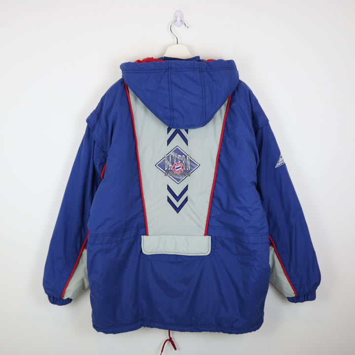 Vintage 90's FC Bayern Munchen Apex Puffer Jacket - L-NEWLIFE Clothing