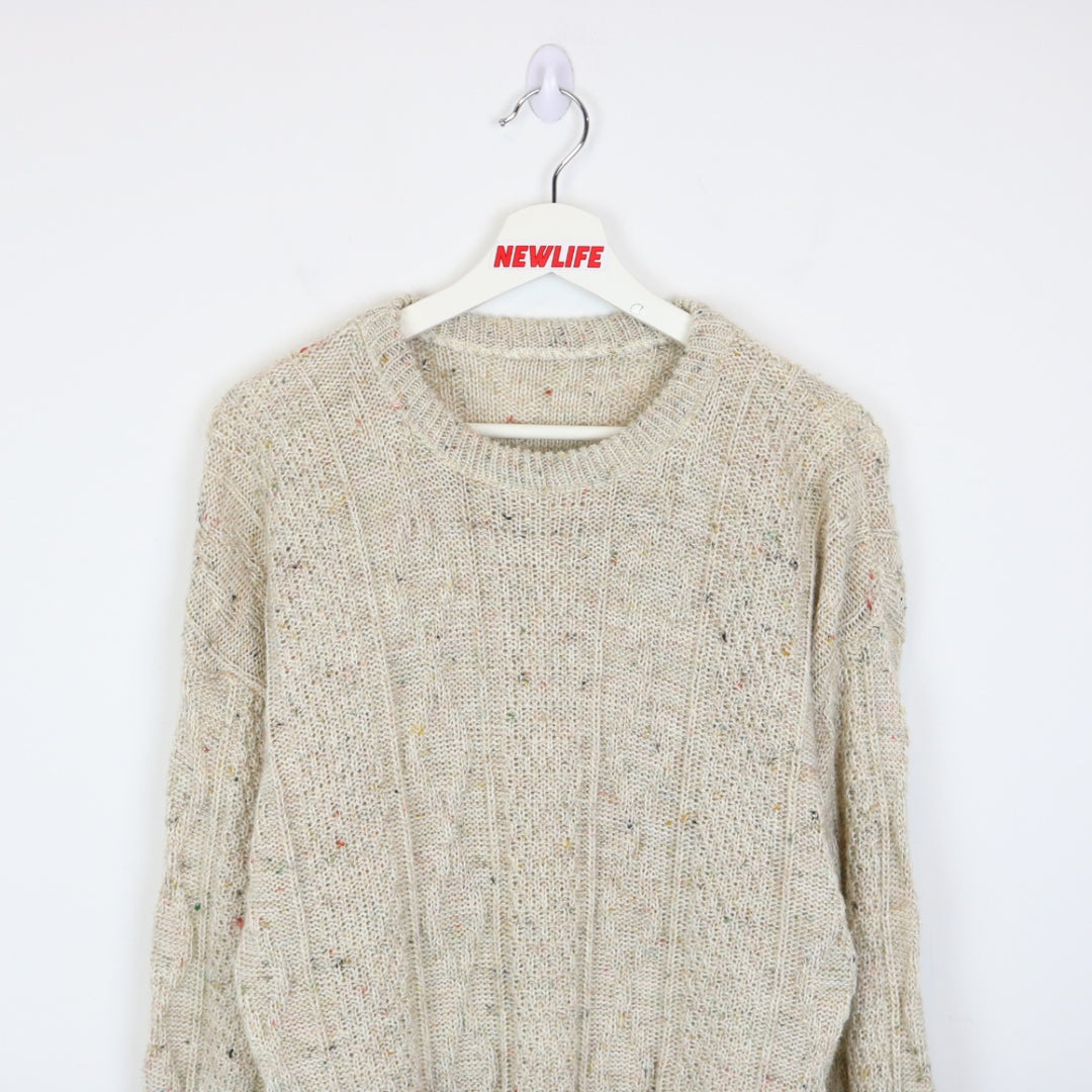 Vintage Textured Knit Sweater - M-NEWLIFE Clothing