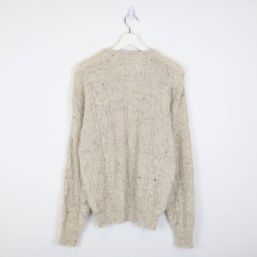 Vintage Textured Knit Sweater - M-NEWLIFE Clothing