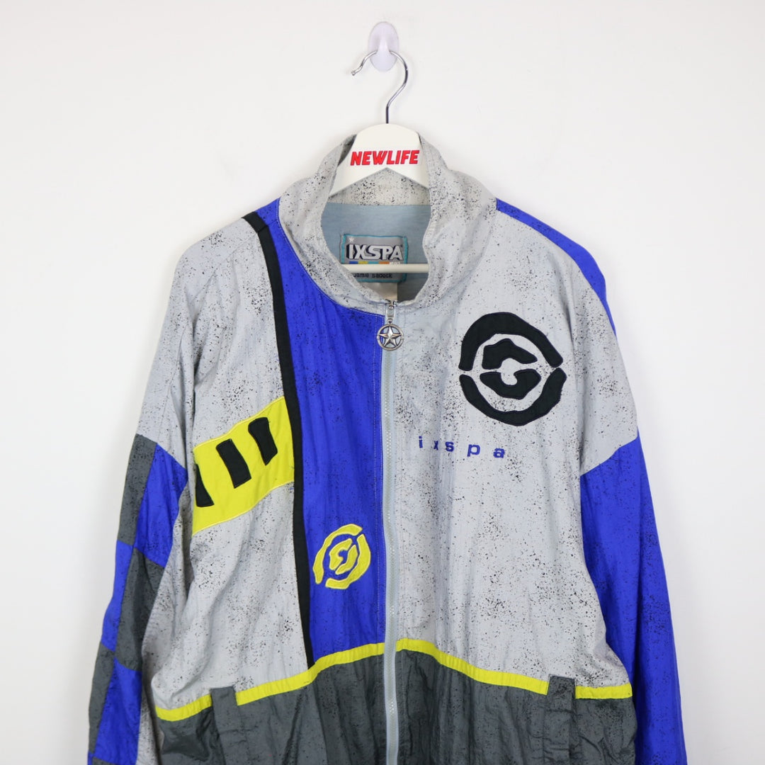 Vintage 80's Ixspa Windbreaker Jacket - XL-NEWLIFE Clothing