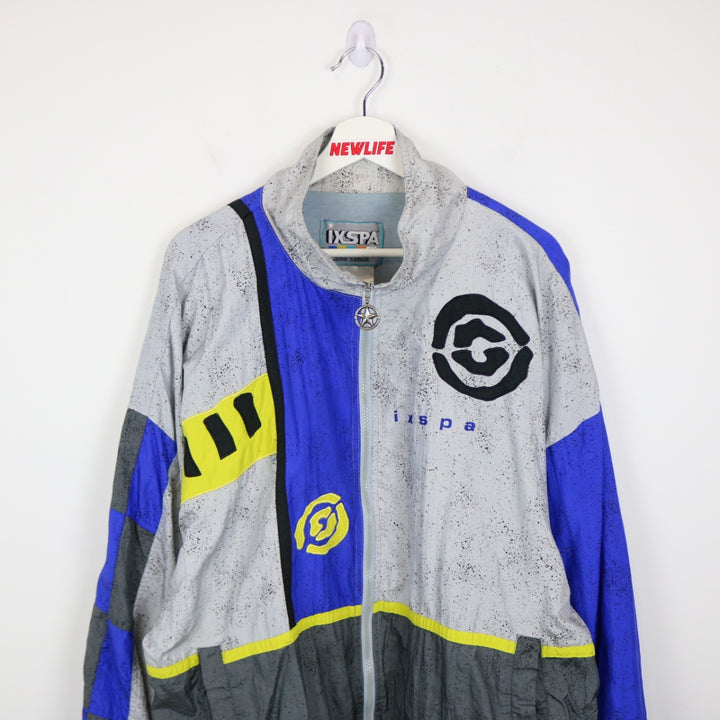 Vintage 80's Ixspa Windbreaker Jacket - XL-NEWLIFE Clothing