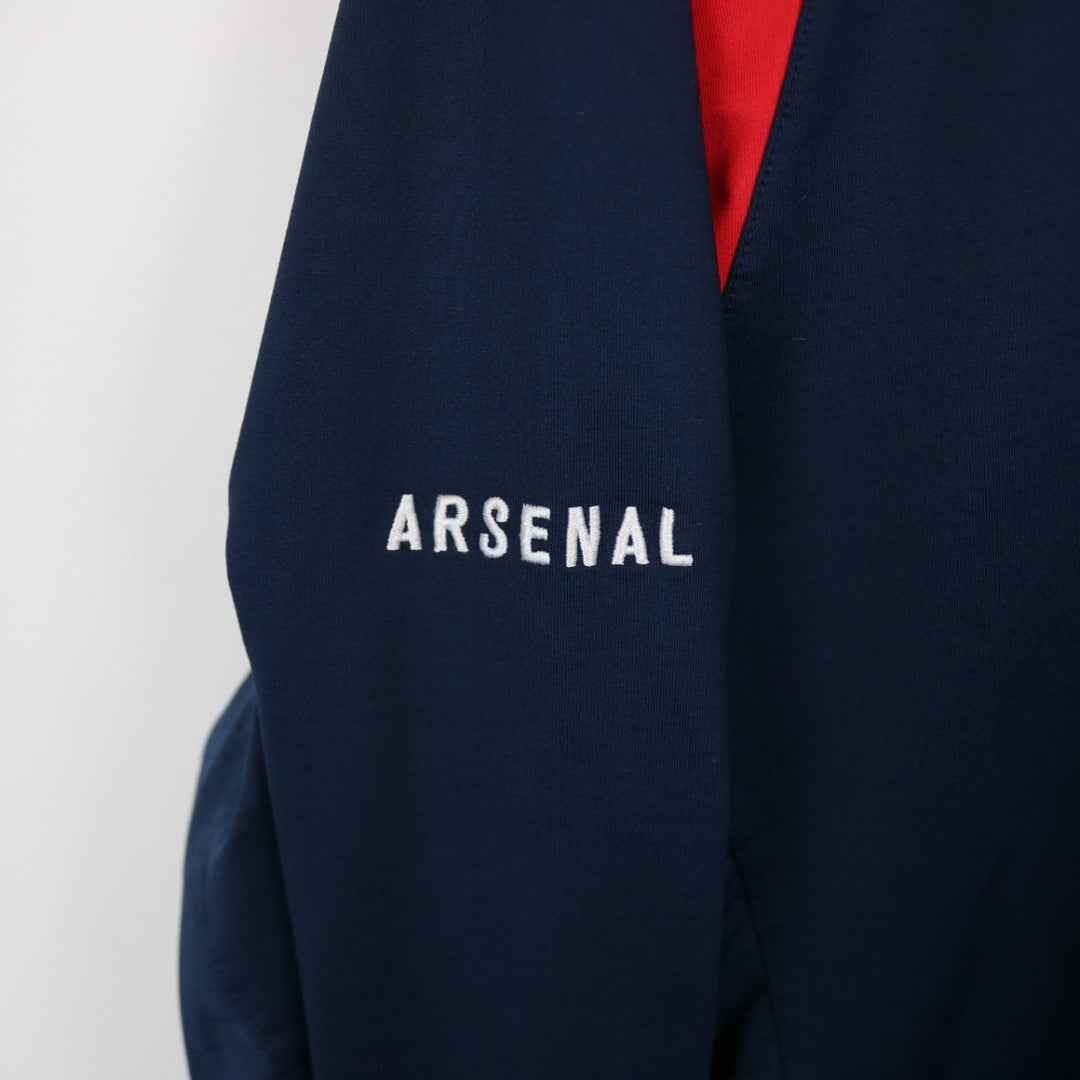 Vintage 00's Nike Arsenal Quarter Zip Sweater - M-NEWLIFE Clothing