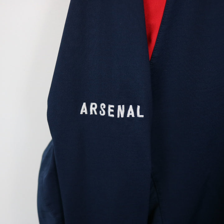 Vintage 00's Nike Arsenal Quarter Zip Sweater - M-NEWLIFE Clothing