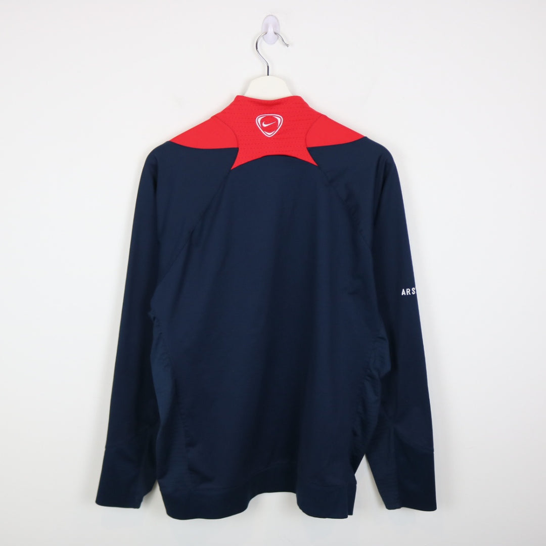 Vintage 00's Nike Arsenal Quarter Zip Sweater - M-NEWLIFE Clothing