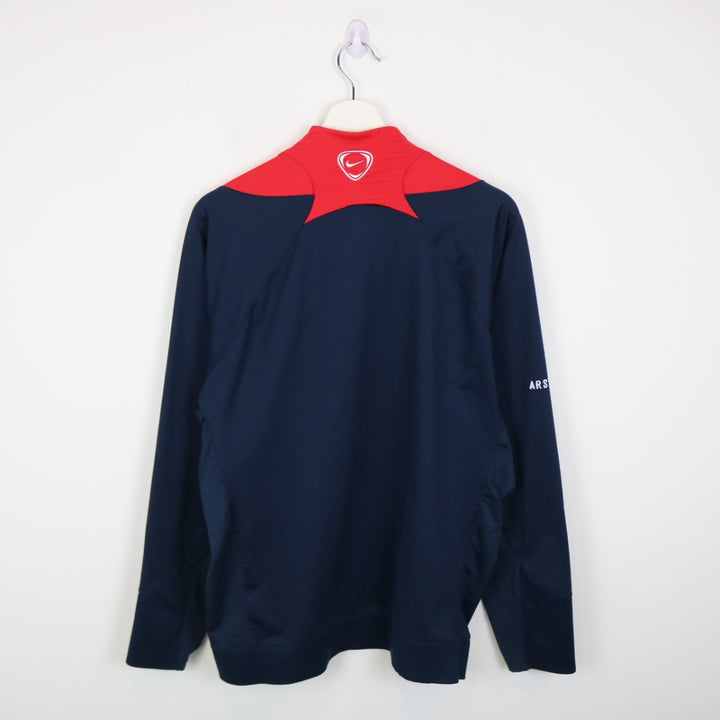 Vintage 00's Nike Arsenal Quarter Zip Sweater - M-NEWLIFE Clothing