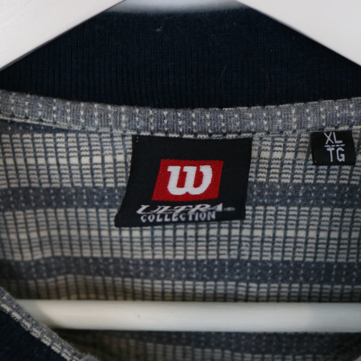 Vintage 90's Wilson Striped Polo Shirt - XL-NEWLIFE Clothing