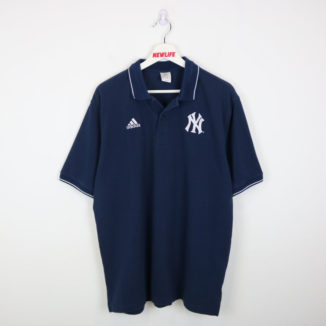 Vintage 00's Adidas New York Yankees Polo Shirt - L-NEWLIFE Clothing