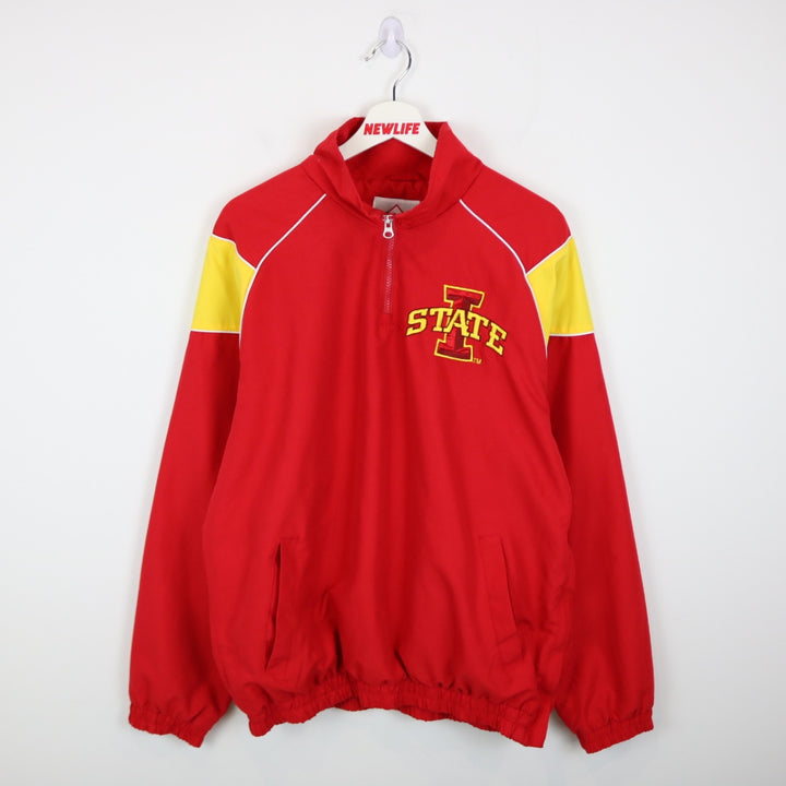 Vintage 00's Iowa State University Cyclones Quarter Zip Sweater - L-NEWLIFE Clothing