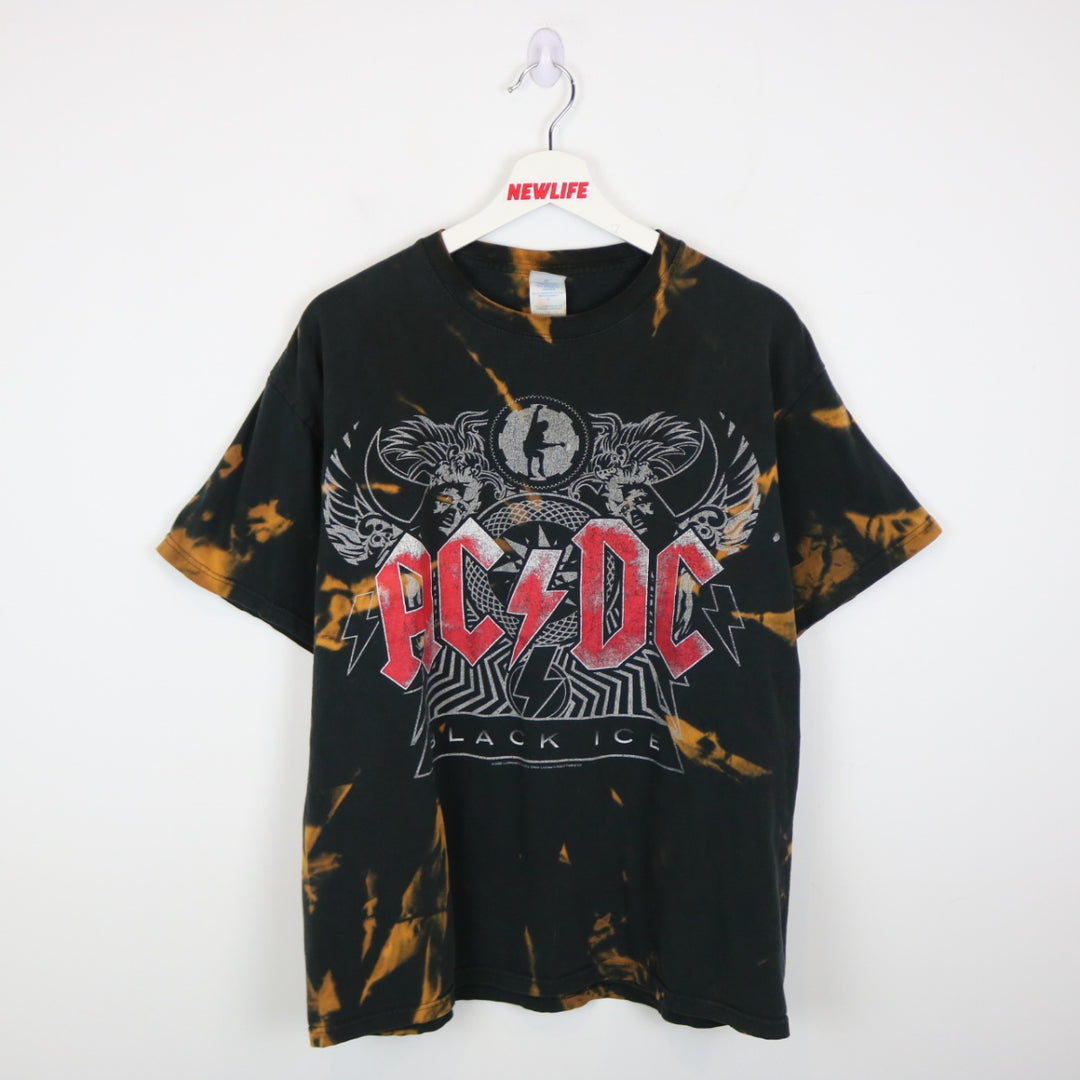 Vintage 2008 ACDC Black Ice Band Tee - L-NEWLIFE Clothing