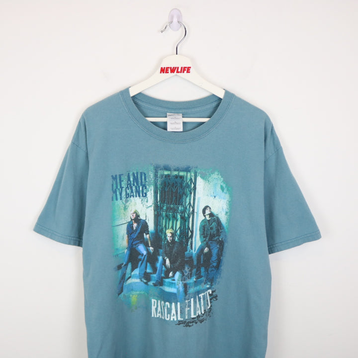Vintage 00's Rascal Flatts Me and My Gang Tour Tee - L-NEWLIFE Clothing