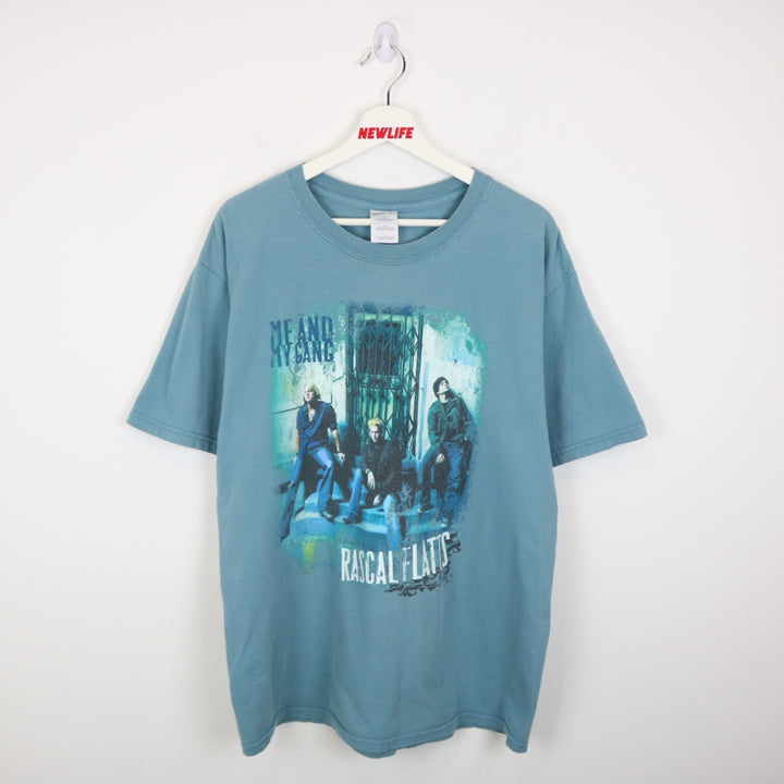 Vintage 00's Rascal Flatts Me and My Gang Tour Tee - L-NEWLIFE Clothing