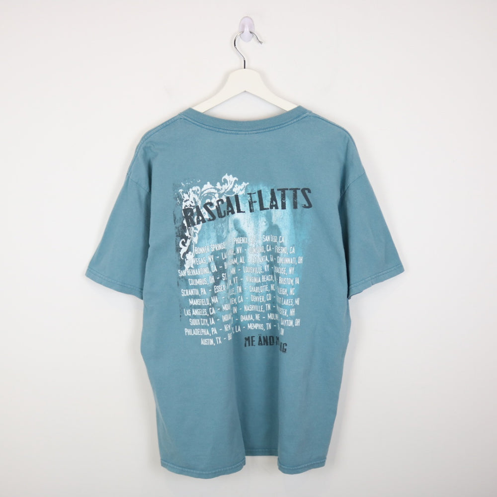 Vintage 00's Rascal Flatts Me and My Gang Tour Tee - L-NEWLIFE Clothing