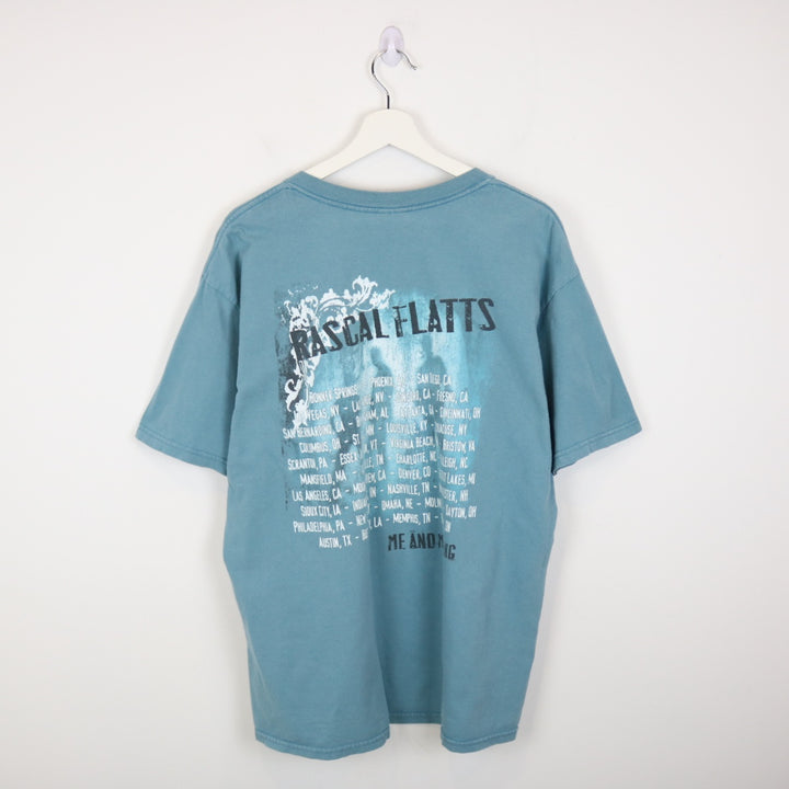 Vintage 00's Rascal Flatts Me and My Gang Tour Tee - L-NEWLIFE Clothing