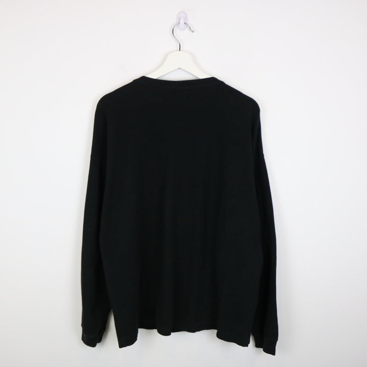 Vintage 90's Looney Tunes Long Sleeve Henley Tee - L-NEWLIFE Clothing