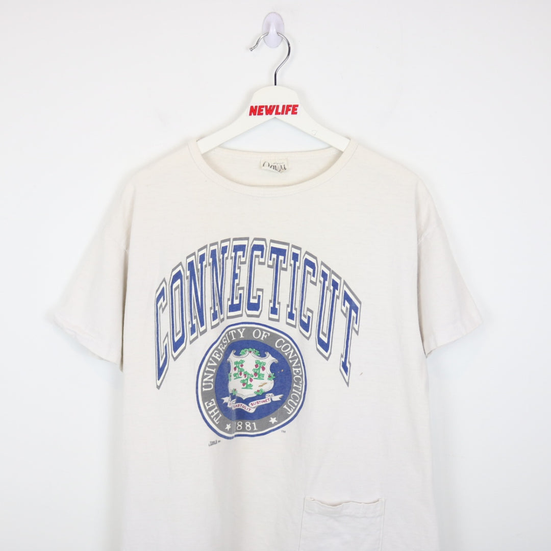Vintage 90's University of Conneticut Tee - XL-NEWLIFE Clothing