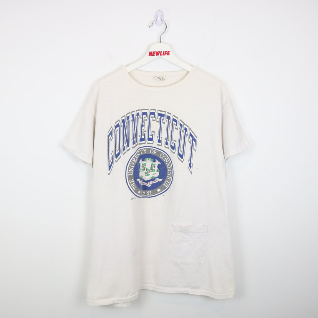 Vintage 90's University of Conneticut Tee - XL-NEWLIFE Clothing