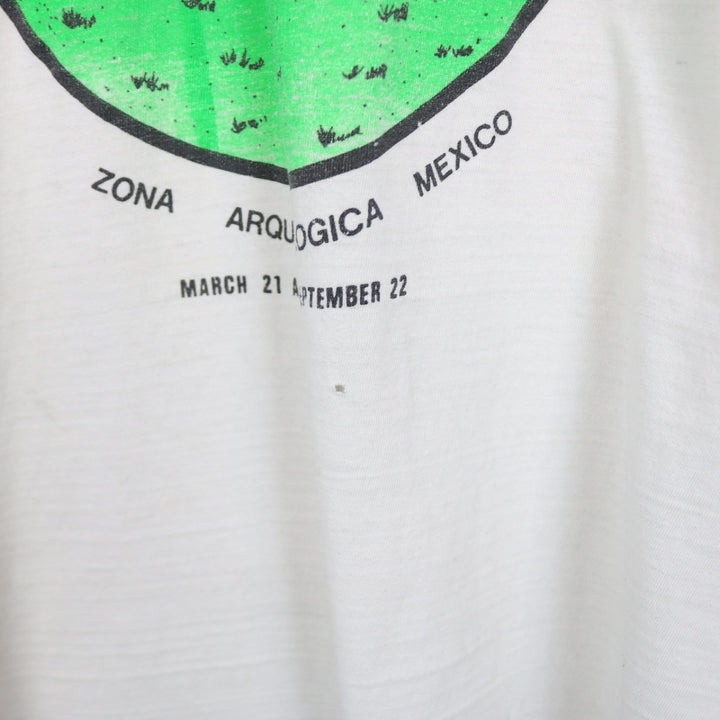 Vintage 90's The Quinox Chichen Itza Mexico Tee - L-NEWLIFE Clothing