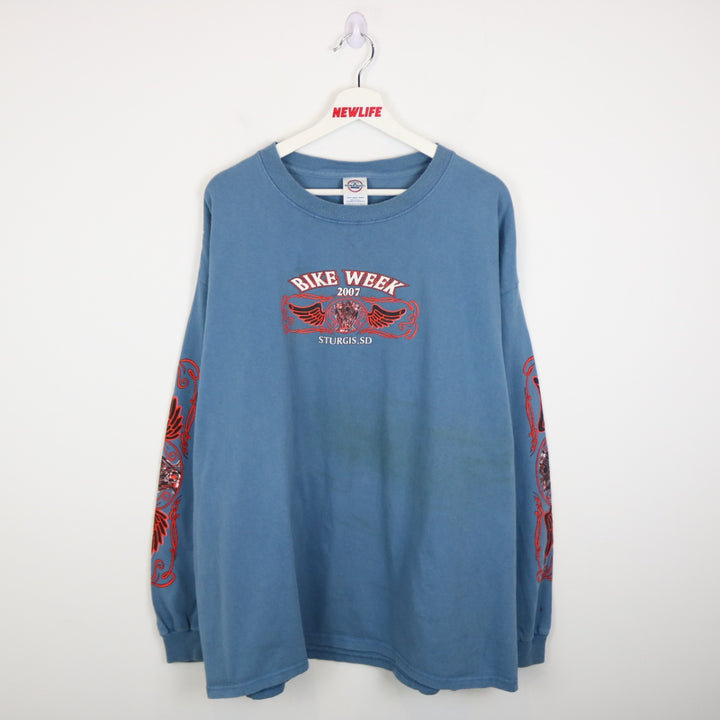 Vintage 2007 Surgis Bike Week Long Sleeve Tee - XXL-NEWLIFE Clothing