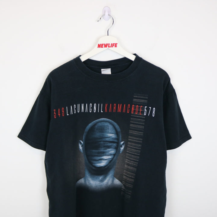Vintage 00's Lacuna Coil Karmacode Band Tee - L-NEWLIFE Clothing