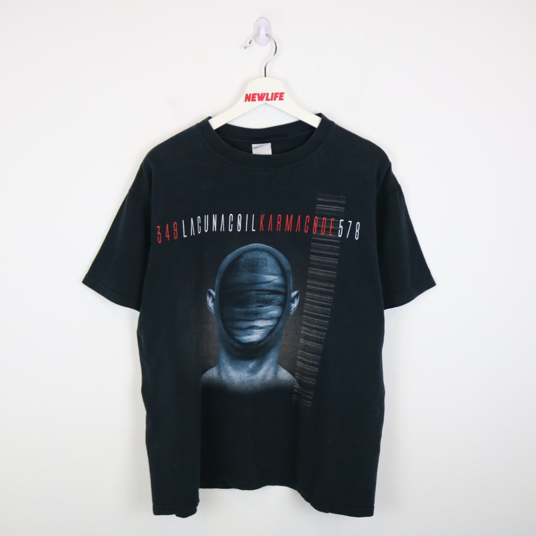 Vintage 00's Lacuna Coil Karmacode Band Tee - L-NEWLIFE Clothing