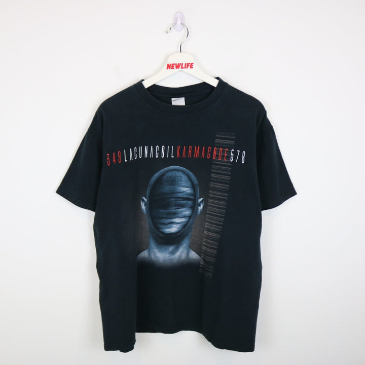 Vintage 00's Lacuna Coil Karmacode Band Tee - L-NEWLIFE Clothing