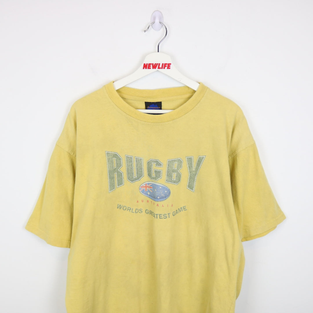 Vintage 00's Rugby Australia Tee - XL-NEWLIFE Clothing