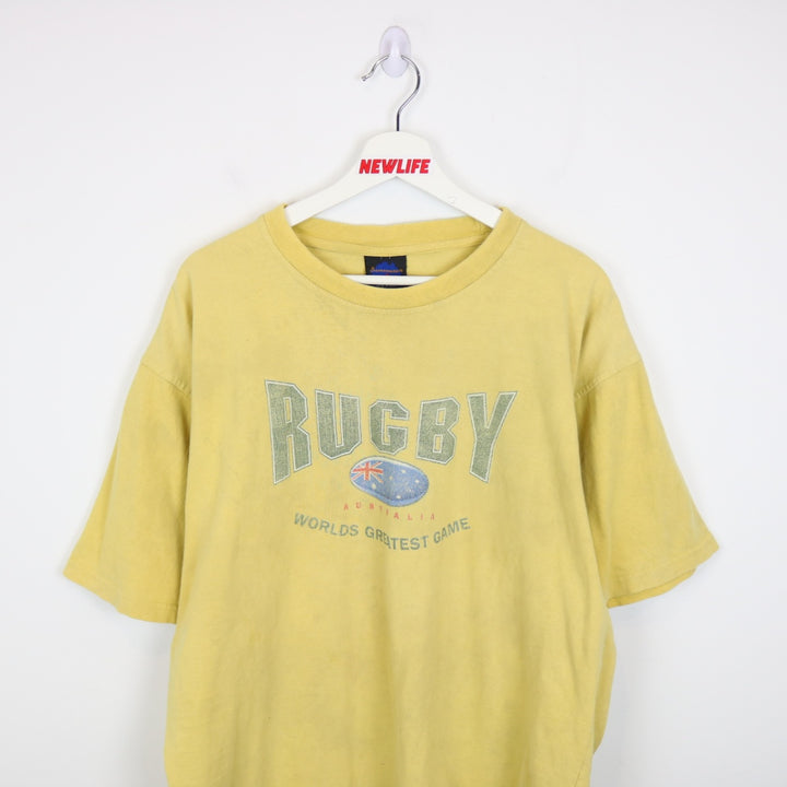 Vintage 00's Rugby Australia Tee - XL-NEWLIFE Clothing