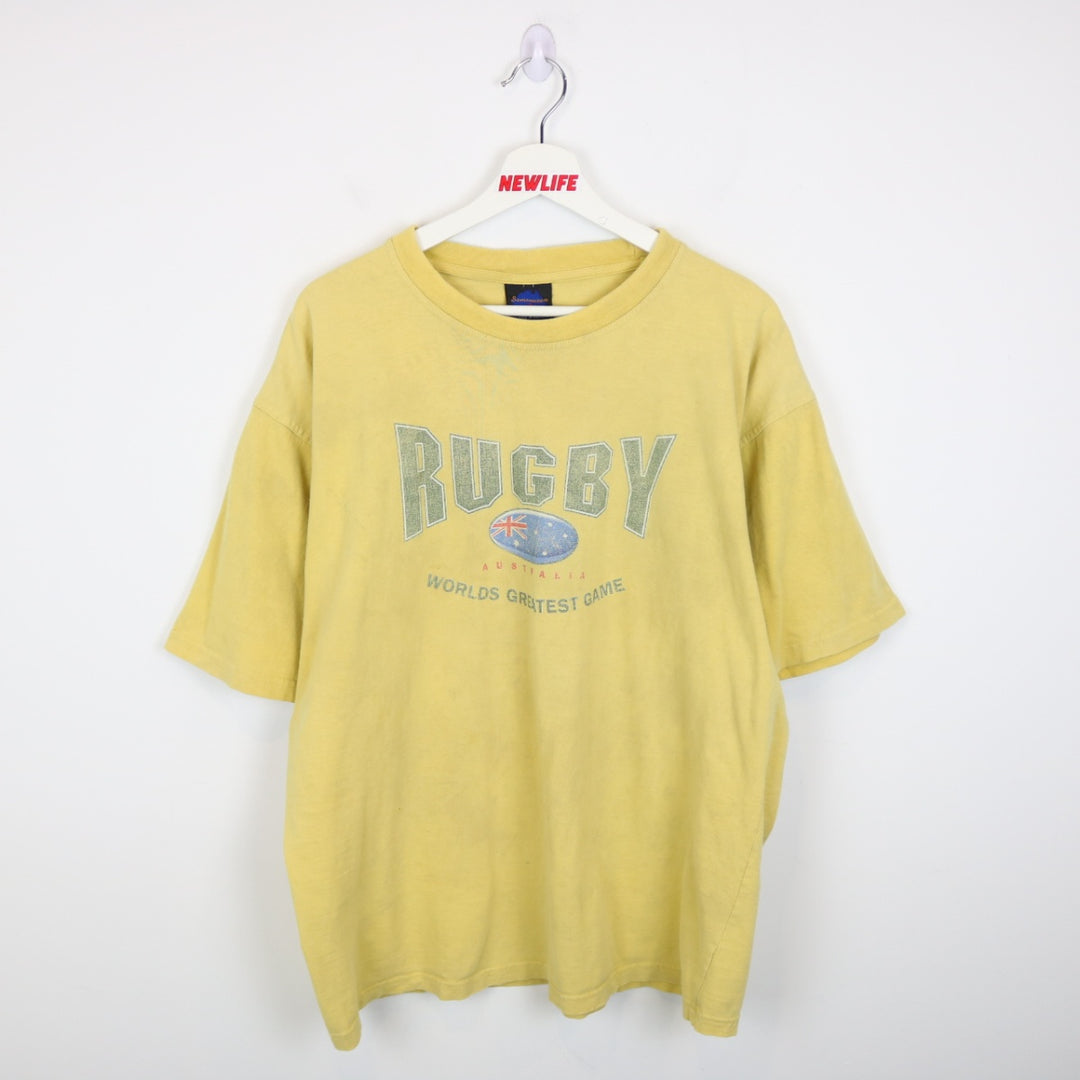Vintage 00's Rugby Australia Tee - XL-NEWLIFE Clothing