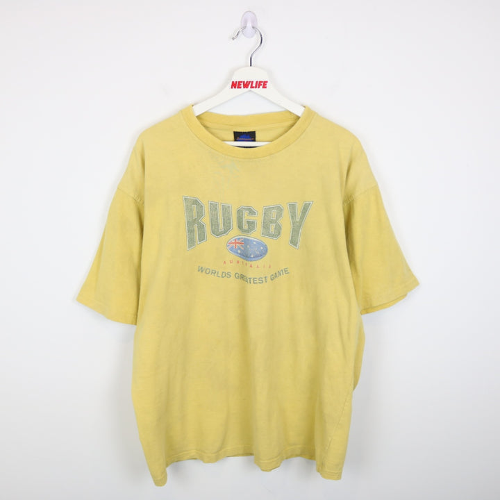 Vintage 00's Rugby Australia Tee - XL-NEWLIFE Clothing
