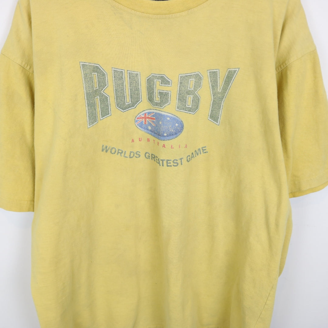 Vintage 00's Rugby Australia Tee - XL-NEWLIFE Clothing
