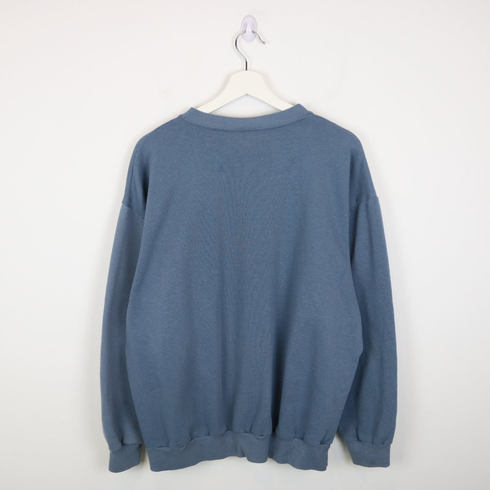 Vintage 90's Iowa Blue Jay Nature Crewneck - L-NEWLIFE Clothing