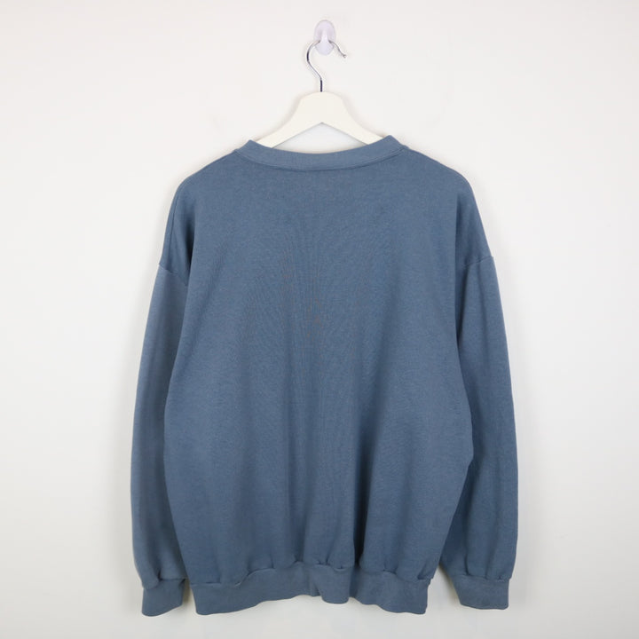 Vintage 90's Iowa Blue Jay Nature Crewneck - L-NEWLIFE Clothing