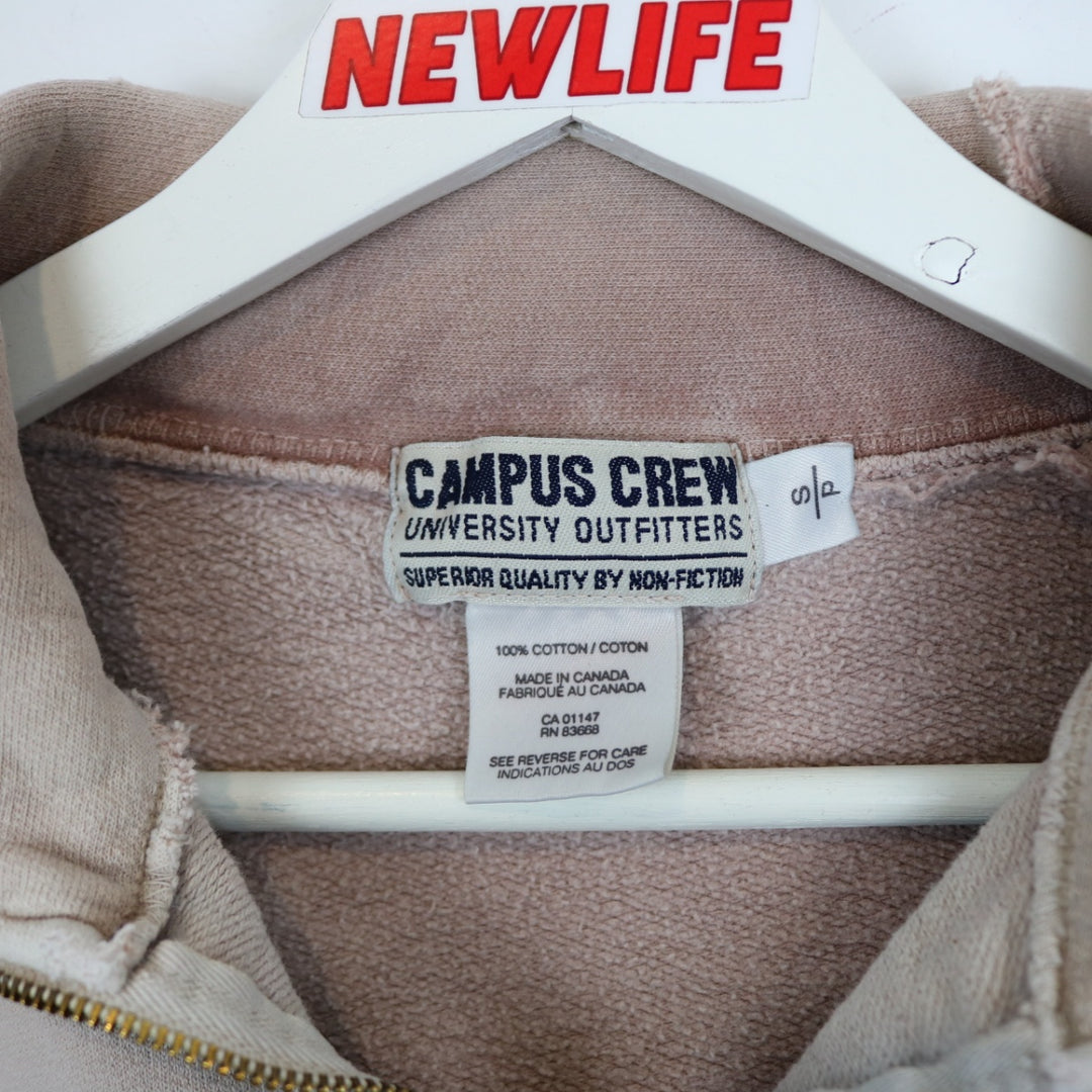 Vintage 1988 Campus Crew Quarter Zip Sweater - L-NEWLIFE Clothing