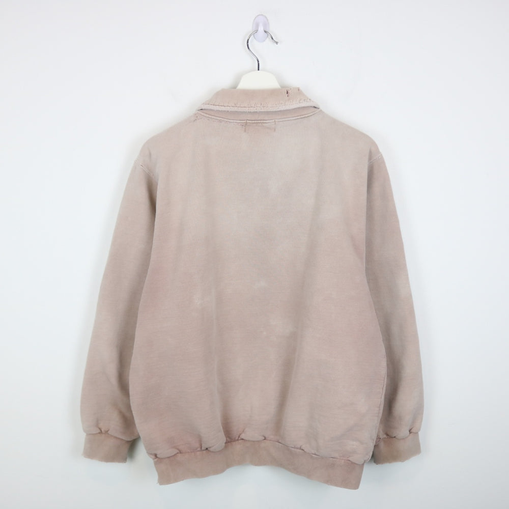 Vintage 1988 Campus Crew Quarter Zip Sweater - L-NEWLIFE Clothing