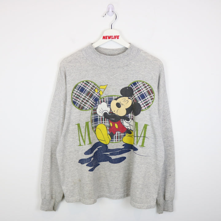 Vintage 90's Disney Mickey Mouse Crewneck - L-NEWLIFE Clothing