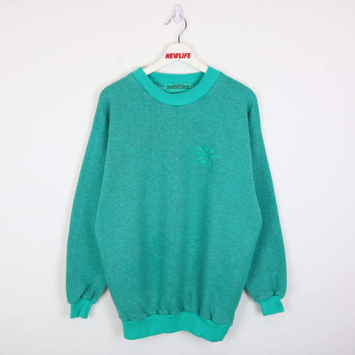 Vintage 90's Beaver Canoe Crewneck - M-NEWLIFE Clothing