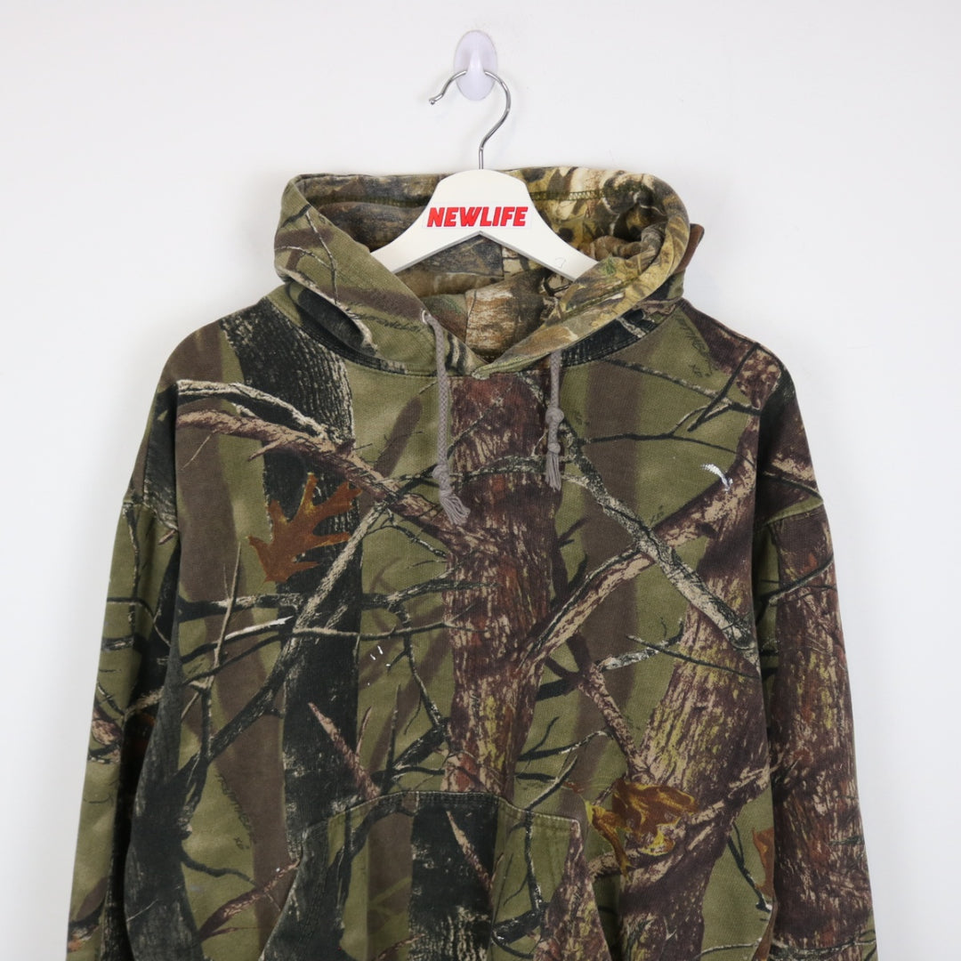Vintage 00's Real Tree Camo Hoodie - M-NEWLIFE Clothing