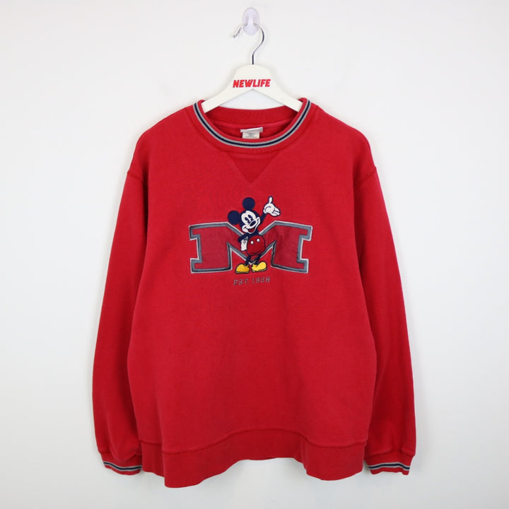 Vintage 90's Disney Mickey Mouse Crewneck - M-NEWLIFE Clothing