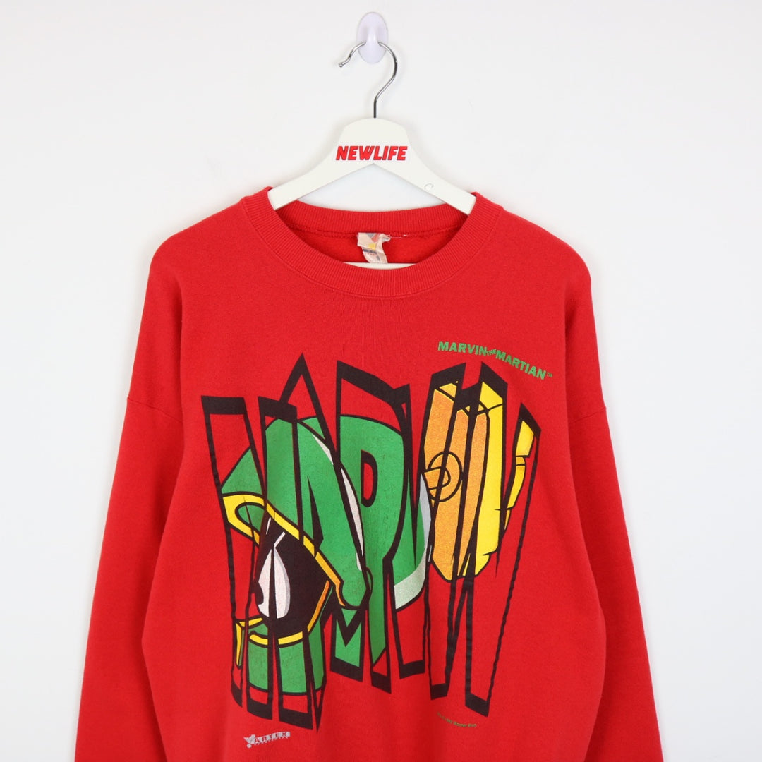 Vintage 1993 Marvin the Martian Looney Tunes Crewneck - L-NEWLIFE Clothing