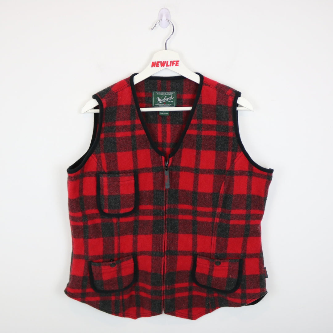 Vintage 00's Woolrich Flannel Vest - M-NEWLIFE Clothing
