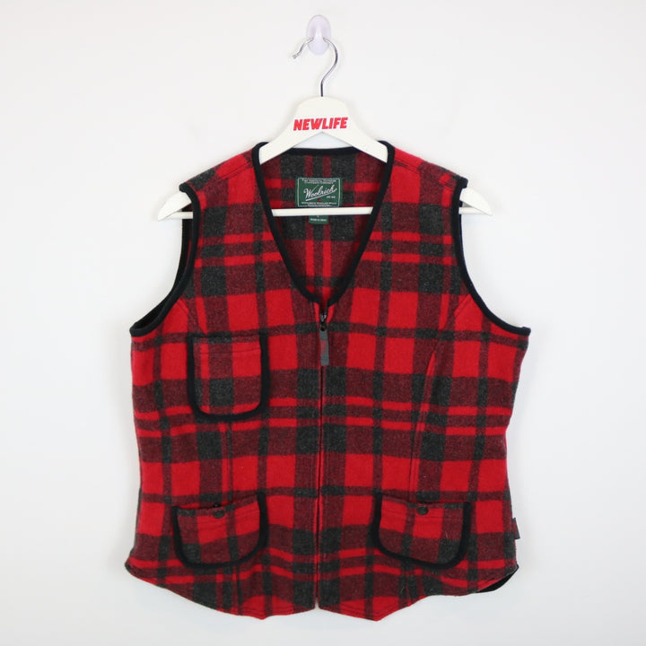 Vintage 00's Woolrich Flannel Vest - M-NEWLIFE Clothing
