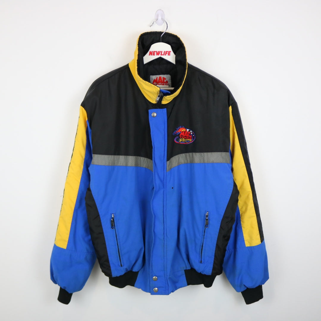 Vintage 90's Mac Tools Racing Puffer Jacket - L-NEWLIFE Clothing