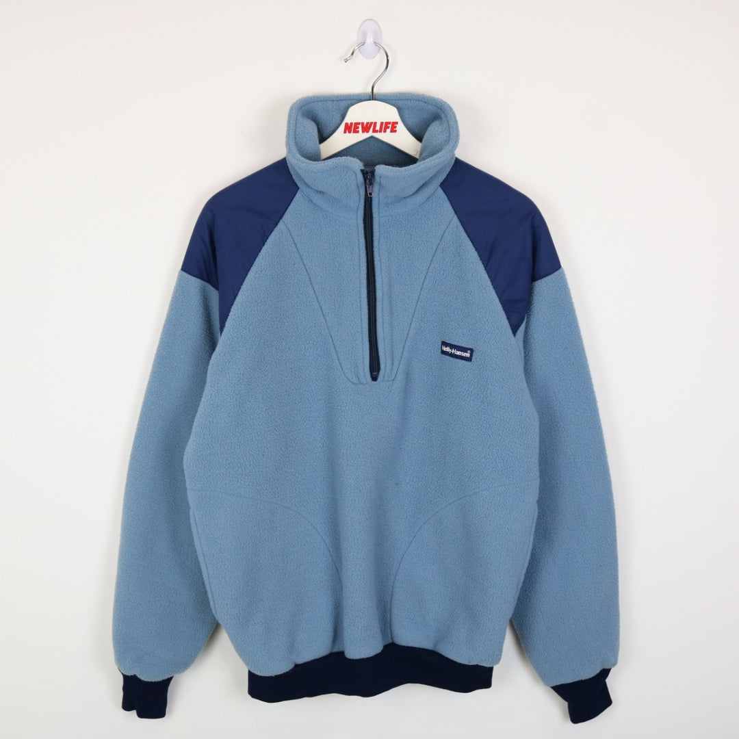 Vintage 90's Helly Hansen Quarter Zip Fleece Sweater - M-NEWLIFE Clothing