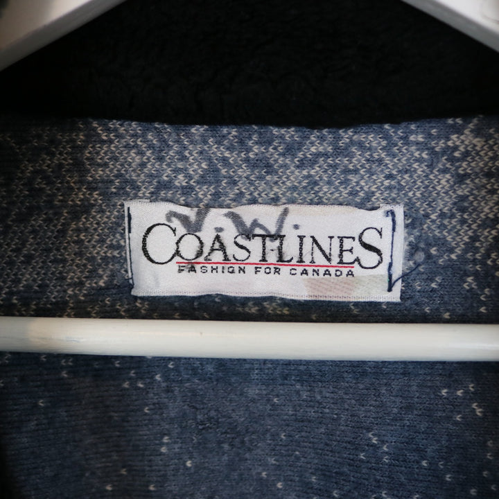 Vintage 90's Wolf Fleece Nature Jacket - M-NEWLIFE Clothing