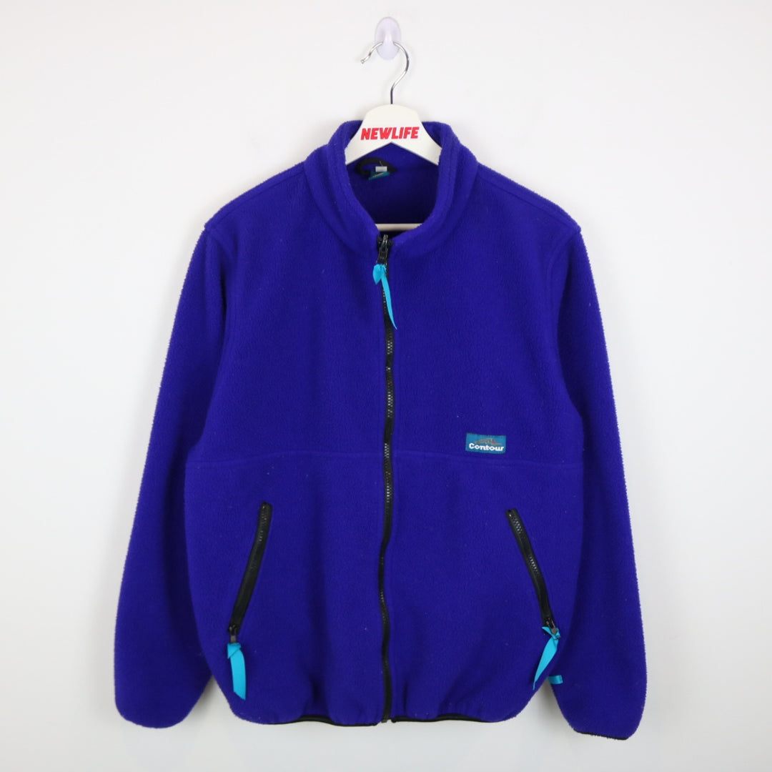 Vintage 90's Contour Outdoor Fleece Jacket - L-NEWLIFE Clothing