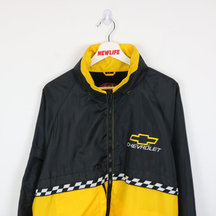 Vintage 00's Chevrolet Racing Windbreaker Jacket - L-NEWLIFE Clothing