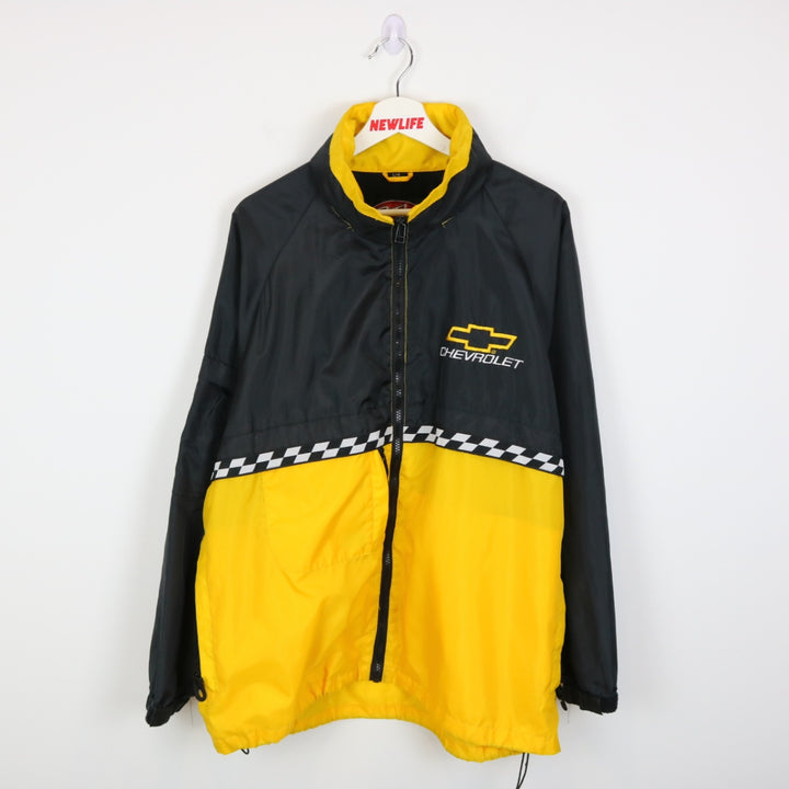 Vintage 00's Chevrolet Racing Windbreaker Jacket - L-NEWLIFE Clothing