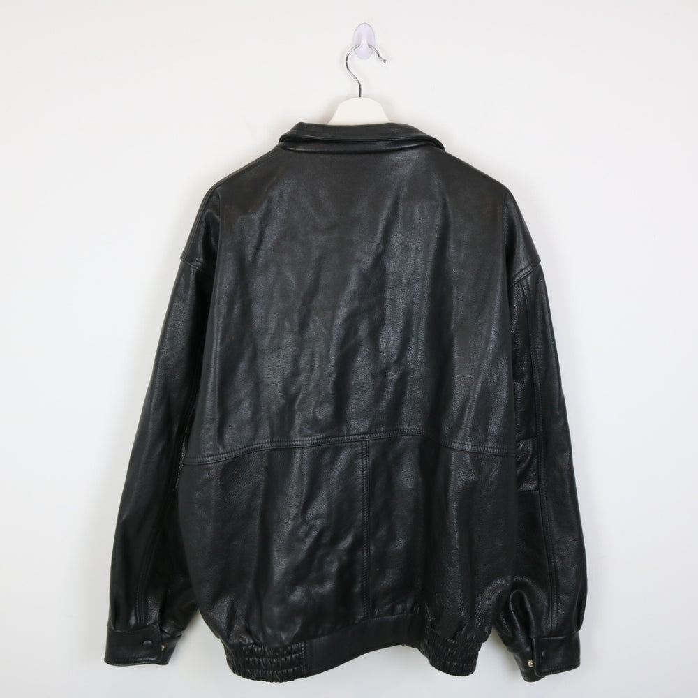 Vintage 90's GMC Leather Jacket - XL-NEWLIFE Clothing