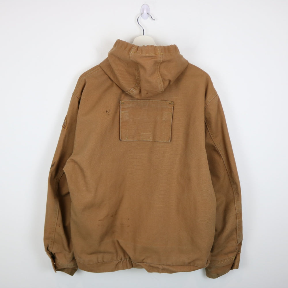 Vintage 00's Bulwark FR Hooded Work Jacket - L-NEWLIFE Clothing